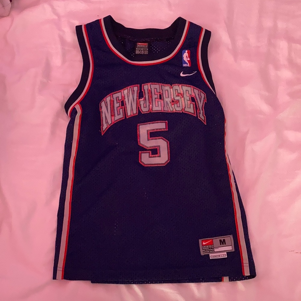 Vintage NY Nets Jason Kidd child’s M jersey